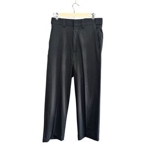 Smitty Pants Mens‎ Sz 30x28 Black Slacks Pockets Flat Front Straight Trousers